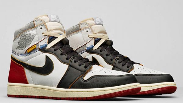 Nike Union Jordan 1 Miesten Kengät Musta