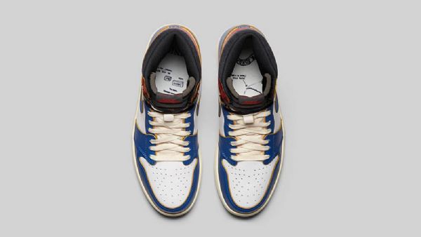 Nike Union Jordan 1 Miesten Kengät Siniset