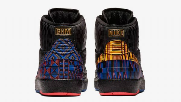 Nike Air Jordan 2 Bhm Kengät Miehille Musta Monivärinen