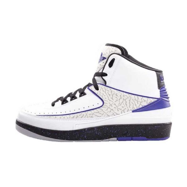 Nike Air Jordan 2 Concord Retrokengät Miehille Valkoinen
