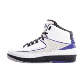 Nike Air Jordan 2 Concord Retrokengät Miehille Valkoinen