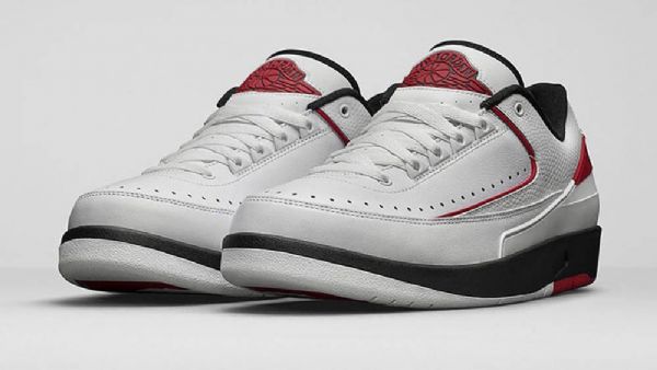 Nike Air Jordan 2 Matalat Topit Chicagon Kengät Miehille Harmaa