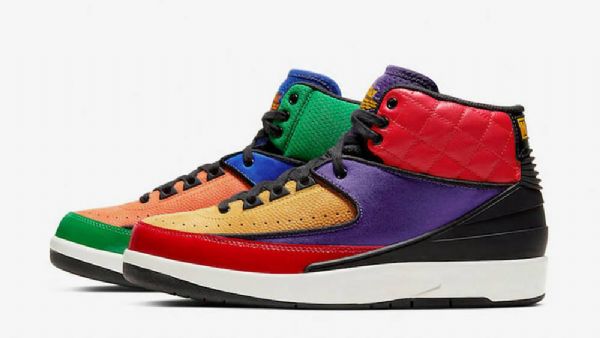 Nike Air Jordan 2 Miesten Kengät Purppura Monivärinen