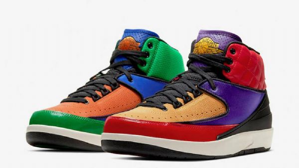 Nike Air Jordan 2 Miesten Kengät Purppura Monivärinen