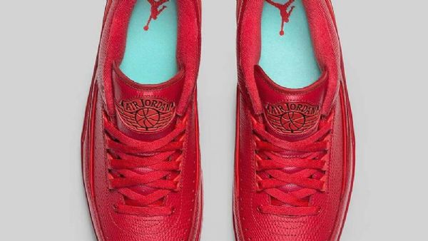 Nike Air Jordan 2 Retro Low Tops Kengät Miehille Punainen