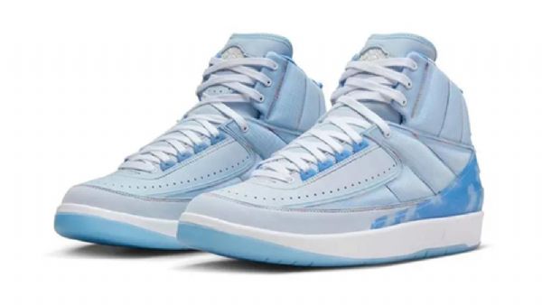 Nike Air Jordan 2 Retro Sp J Balvin Koripallokengät Miehille Siniset