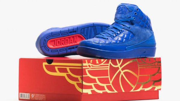Nike Just Don Air Jordan 2 Retro Bright Kengät Miehille Siniset