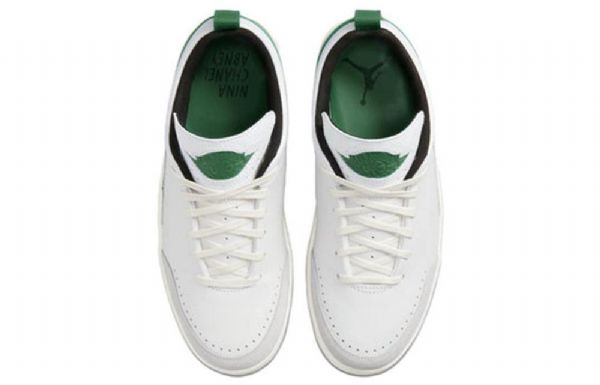 Nike Nina Chanel Abney Air Jordan 2 Retro Matalat Topit Koripallokengät Naisille Valkoinen Vihreä