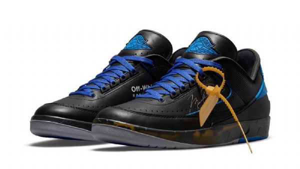 Nike Off-white Air Jordan 2 Matalat Kengät Naisille Mustat