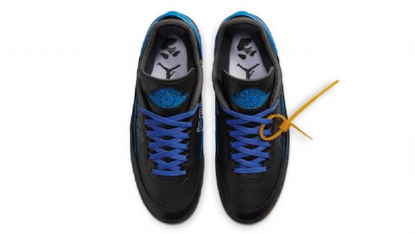 Nike Off-white Air Jordan 2 Matalat Kengät Naisille Mustat