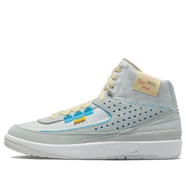 Nike Union La Air Jordan 2 Retro Koripallokengät Miehille Harmaa Sininen
