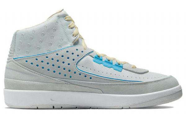 Nike Union La Air Jordan 2 Retro Koripallokengät Miehille Harmaa Sininen
