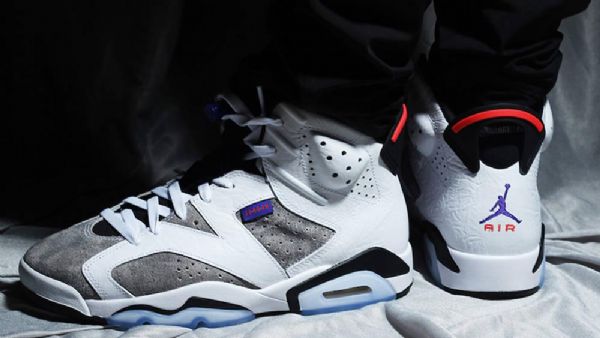 Nike Air Jordan 6 Flint-kengät Miehille Harmaa