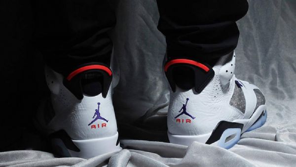 Nike Air Jordan 6 Flint-kengät Miehille Harmaa