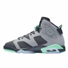 Nike Air Jordan 6 Gg Glow Tops Kengät Miehille Harmaa Vihreä