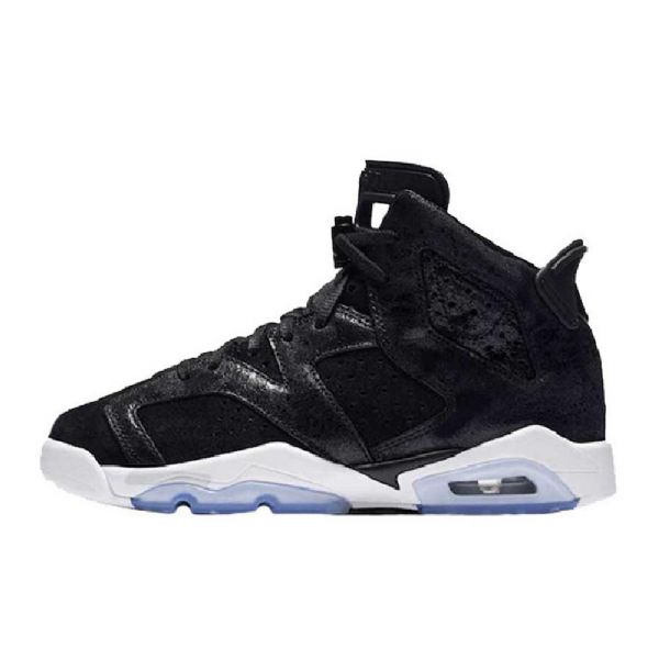 Nike Air Jordan 6 Gg Heiress Mokkanahka Kengät Miehille Musta