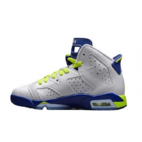 Nike Air Jordan 6 Girls Fierce Kengät Miehille Valkoinen Vihreä
