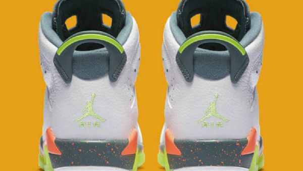Nike Air Jordan 6 Gs Ghost Kengät Miehille Valkoinen Vihreä