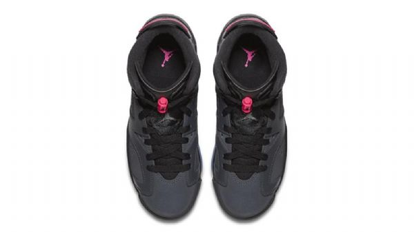 Nike Air Jordan 6 Gs Miesten Kengät Musta Vaaleanpunainen