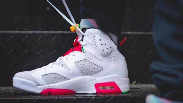 Nike Air Jordan 6 Jäniskengät Naisille Valkoiset
