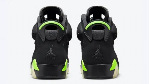 Nike Air Jordan 6 Kengät Miehille Musta Vihreä