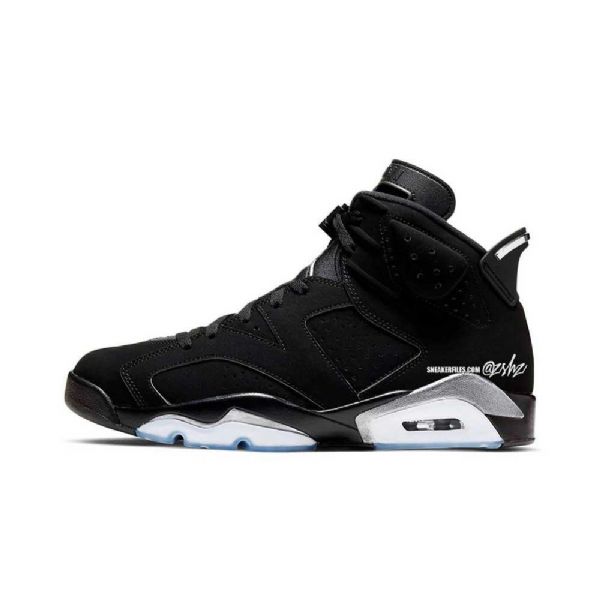 Nike Air Jordan 6 Kengät Naisille Musta Hopea
