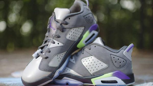 Nike Air Jordan 6 Low Tops Kengät Miehille Tummanharmaa