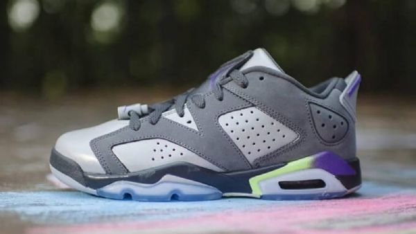 Nike Air Jordan 6 Low Tops Kengät Miehille Tummanharmaa