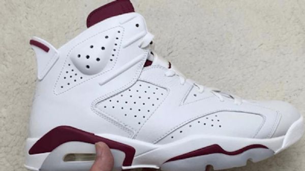 Nike Air Jordan 6 Maroon Kengät Miehille Khaki