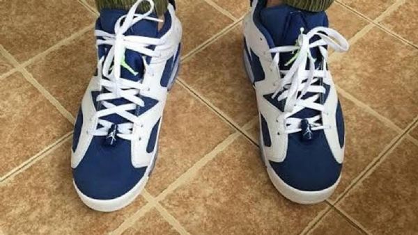 Nike Air Jordan 6 Matalat Ghost-kengät Miehille Valkoinen Vihreä