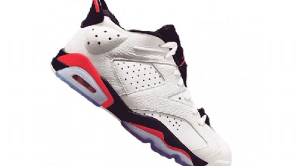Nike Air Jordan 6 Matalat Infrapunakengät Miesten Valkoinen Punainen