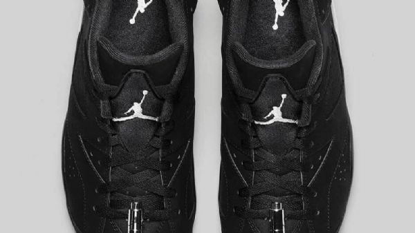 Nike Air Jordan 6 Matalat Kengät Miehille Musta Hopea