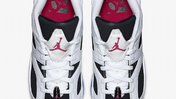 Nike Air Jordan 6 Matalat Topit Gs Fuchsia Kengät Miehille Valkoinen Musta