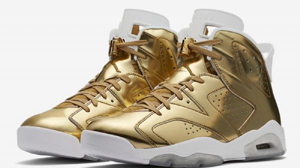 Nike Air Jordan 6 Pinnacle Kengät Miehille Kultaa