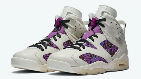 Nike Air Jordan 6 Quai 54 Kengät Miehille Violetti