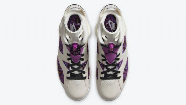 Nike Air Jordan 6 Quai 54 Kengät Miehille Violetti