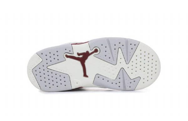 Nike Air Jordan 6 Retro Bt Kengät Lapsille Valkoinen Burgundy