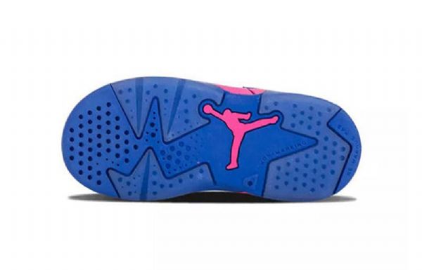 Nike Air Jordan 6 Retro Bt Koripallokengät Lapsille Sininen Valkoinen
