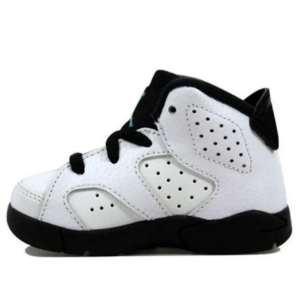 Nike Air Jordan 6 Retro Bt Koripallokengät Lapsille Valkoinen Musta