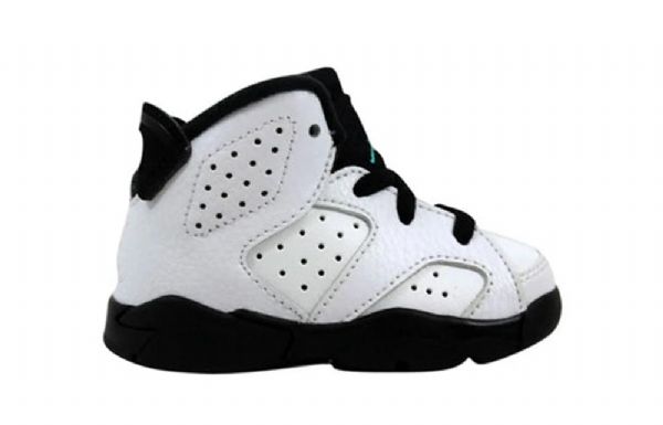 Nike Air Jordan 6 Retro Bt Koripallokengät Lapsille Valkoinen Musta