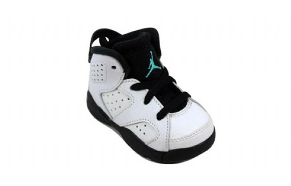 Nike Air Jordan 6 Retro Bt Koripallokengät Lapsille Valkoinen Musta