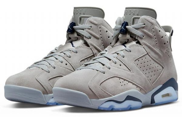 Nike Air Jordan 6 Retro Georgetown Koripallokengät Miehille Harmaa