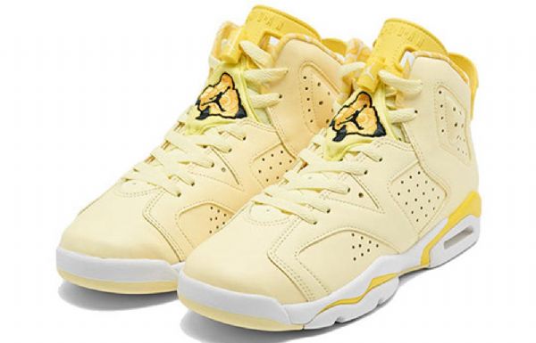 Nike Air Jordan 6 Retro Gg Koripallokengät Miehille Keltainen