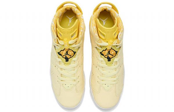 Nike Air Jordan 6 Retro Gg Koripallokengät Miehille Keltainen