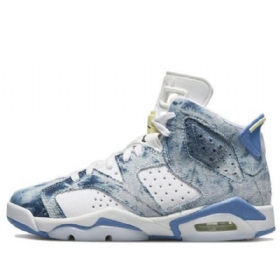 Nike Air Jordan 6 Retro Gs Koripallokengät Miehille Siniset