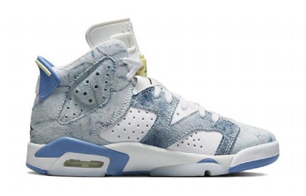 Nike Air Jordan 6 Retro Gs Koripallokengät Miehille Siniset
