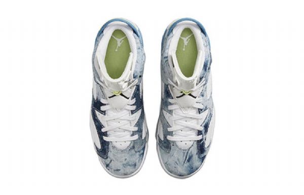 Nike Air Jordan 6 Retro Gs Koripallokengät Miehille Siniset