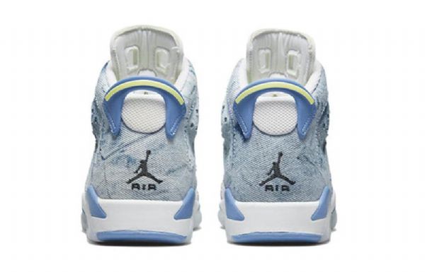 Nike Air Jordan 6 Retro Gs Koripallokengät Miehille Siniset