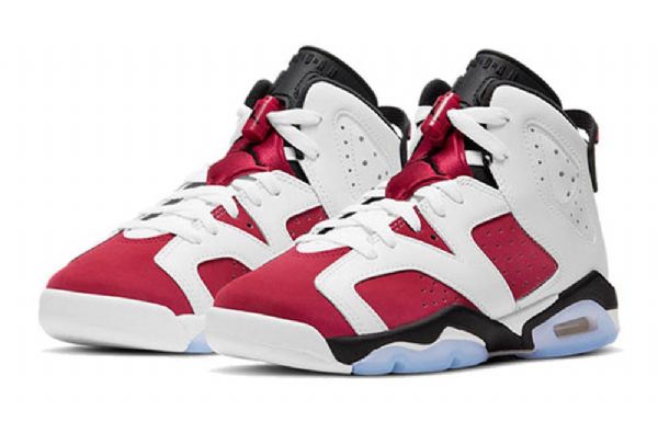 Nike Air Jordan 6 Retro Gs Koripallokengät Miehille Valkoinen