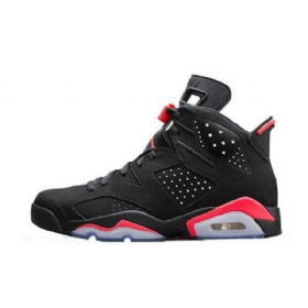Nike Air Jordan 6 Retro-infrapunakengät Miehille Mustat